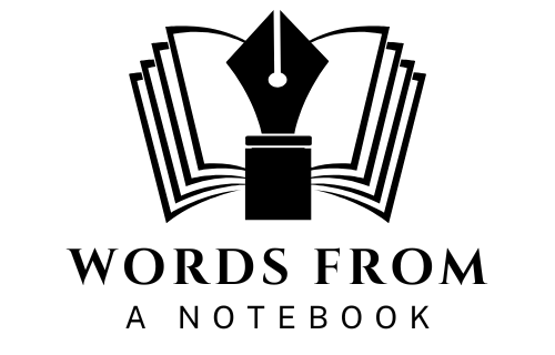 words from a notebook logo